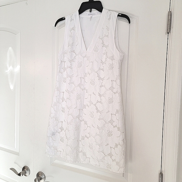BCBG GENERATION MAXAZRIA WHITE EYELET SUN DRESS SIZE XS - Picture 2 of 10